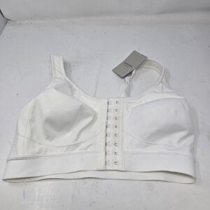 Amoena 36D Ester SB Front Fastening Bra Post Surgical Mastectomy Bra White